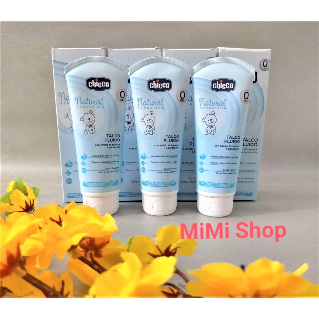 Phấn rôm nước Chicco 0M+ 100ml (CHUẨN NỘI ĐỊA Ý)