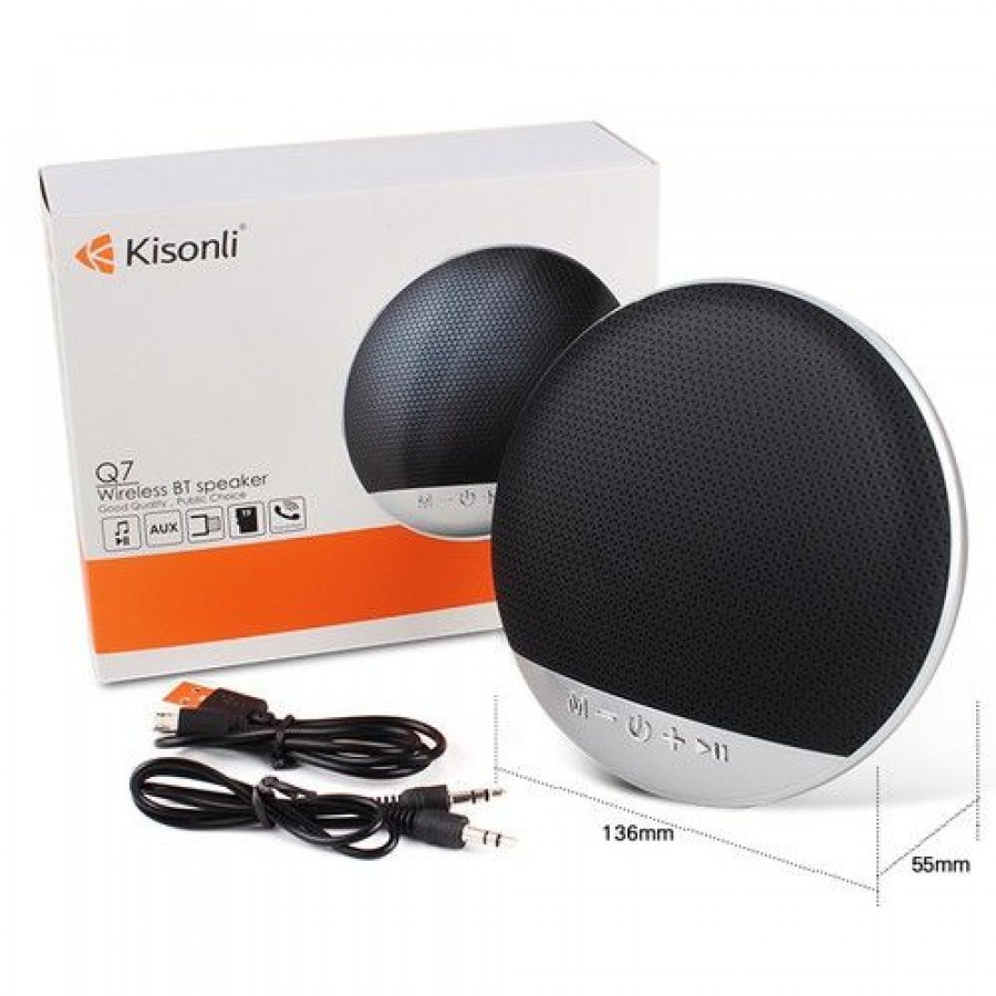 Loa Bluetooth mini Kisonli Q7 âm thanh chắc khõe sôi động - Hãng phân phối