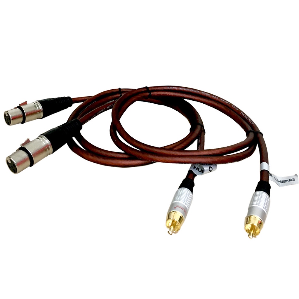 Dây Canon Cái Ra AV Hoa Sen  Dài 80cm Kết Nối Vang - Âmly - Lọc Xì - Nâng Tiếng - Mixer - Cục Đẩy