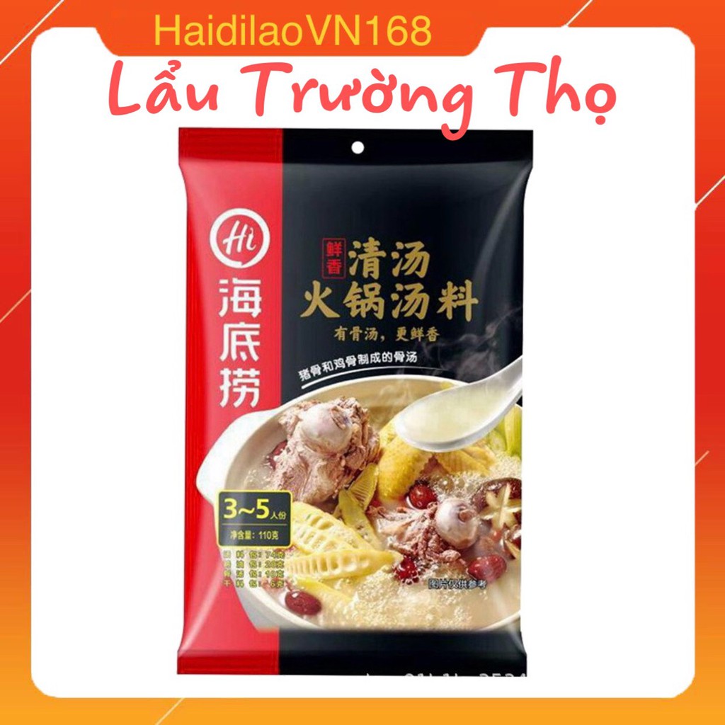 Lẩu Haidilao vị Trường thọ ngọt xương