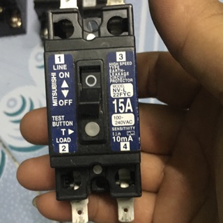 Aptomat chống giật Nhật nội địa 15A, 20A 30A loại cóc