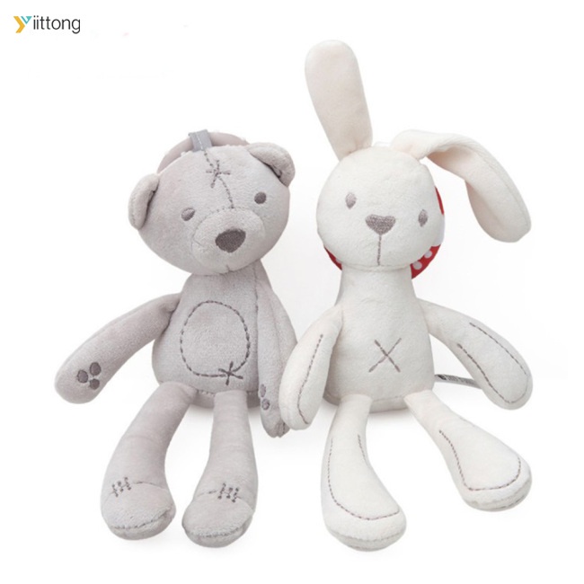 Đồ Chơi Treo Xe Đẩy Em Bé Thiết Kế Hình Thỏ/Gấu Hoạt Hình Dễ Thương