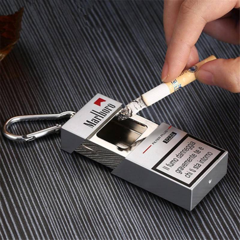 Gạt Tàn Thuốc Mini Bỏ Túi Bằng Hợp Kim Kẽm Thiết Kế Nhỏ Gọn Tiện Dụng