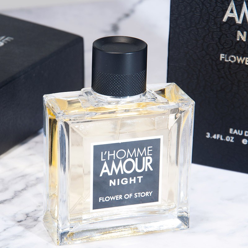 Nước hoa nam cao cấp chính hãng L'HOMME AMOUR NIGHT thơm lâu quyến rũ, mùi ngọt ngào nhẹ nhàng 100ml MPN009(hương gỗ,.)