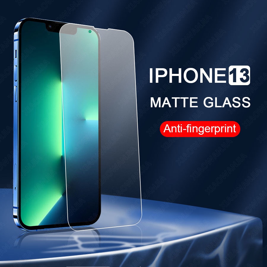Kính Cường Lực Nhám Full Màn Chống Nhìn Trộm Chống Tia Sáng Xanh Chống Vân Tay Cho iPhone 13 12 11 14 15 Pro Max XR X XS Max 7 8 Plus