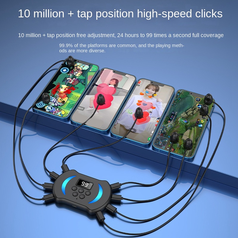 Thiết Bị Bấm Ngón Tay Vật Lý Tự Động Điều Chỉnh Được Màn Hình Clicker-E