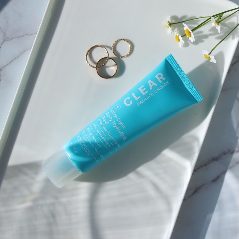 Kem chống nắng Paulas Choice dành cho da mụn 6130 - Paula's Choice Clear Ultra-Light Daily Hydrating Fluid SPF 30 60ml