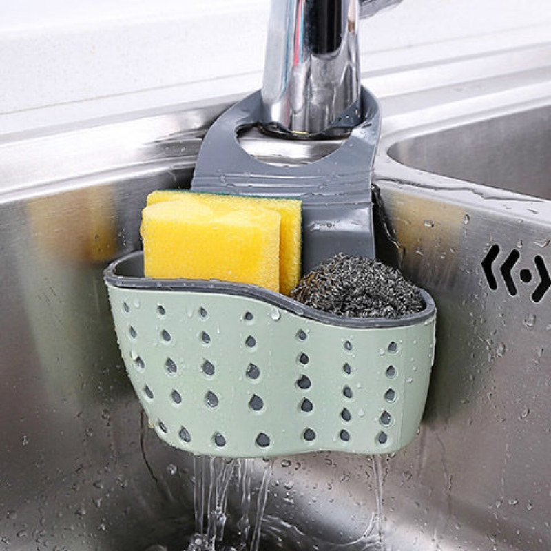 Giá Đỡ Để Xà Phòng/Mút Rửa Chén Có Thể Điều Chỉnh Cho Nhà Bếp/Phòng Tắm