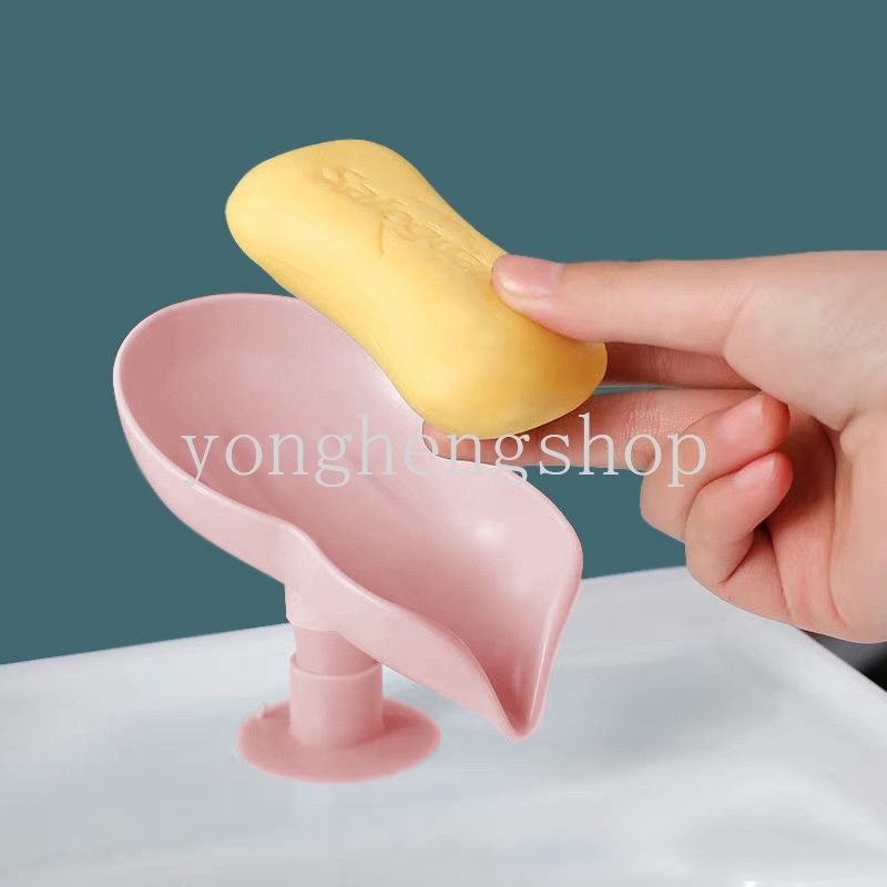 Khay đựng xà phòng có giác hút chống trượt thiết kế dễ thương sáng tạo cho nhà bếp/phòng tắm