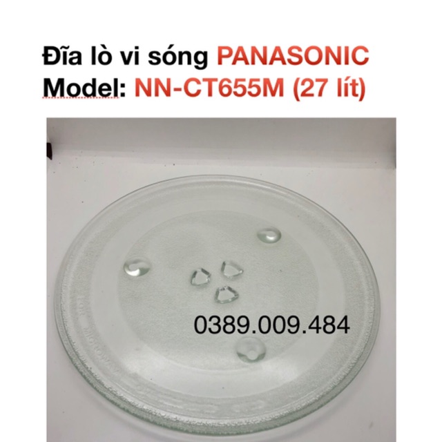 Đĩa lò vi sóng Panasonic NN-CT655M (27 lít) chính hãng