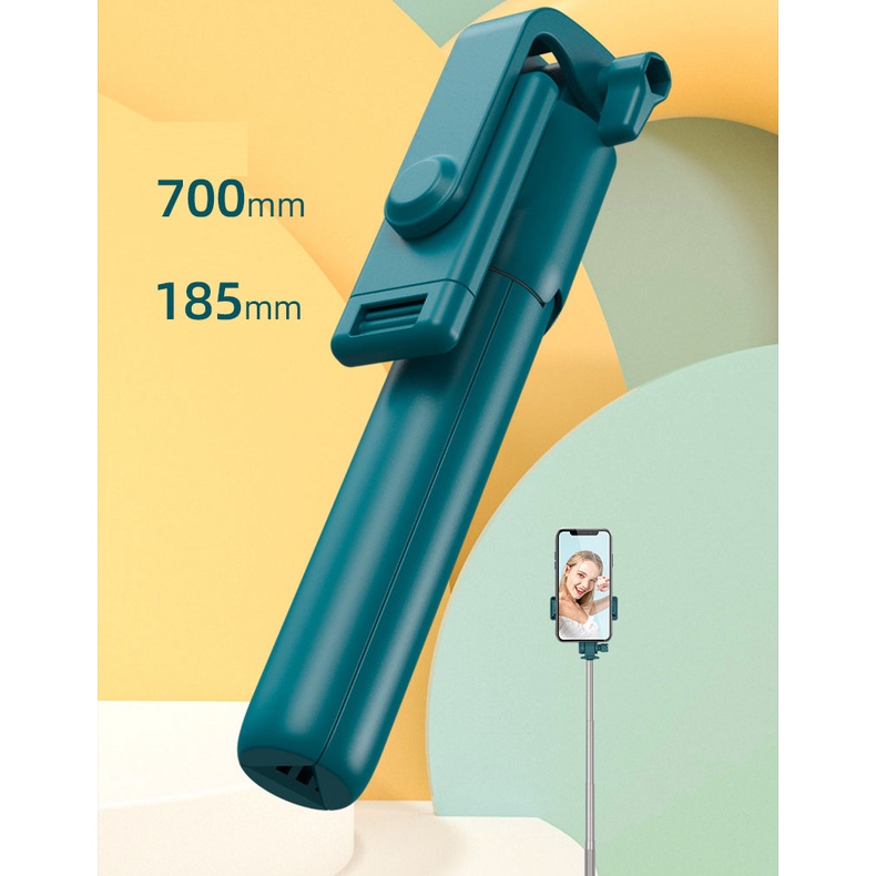 GẬY CHỤP HÌNH R1S 3 CHÂN TÍCH HỢP ĐÈN LED SELFIE + REMOTE CHỤP HÌNH