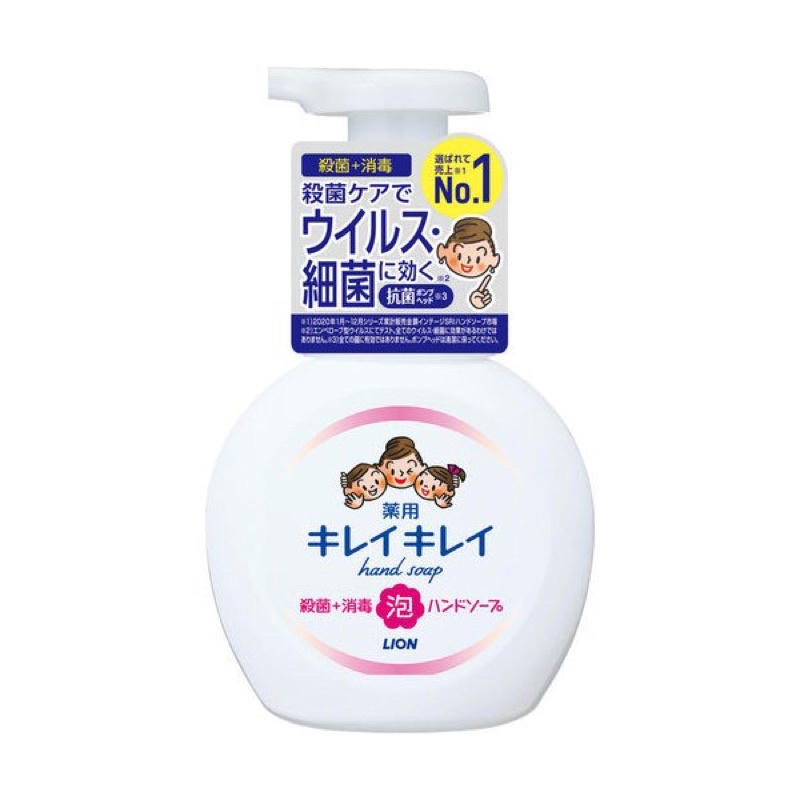 Nước rửa tay tạo bọt LION 250ml