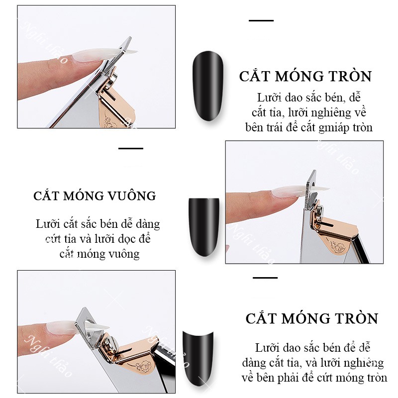 Kìm cắt móng giả inox