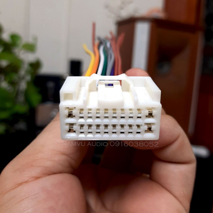 Dây cáp 20PIN - Jack kết nối Loa và Nguồn cho CD ô tô Mitsubishi