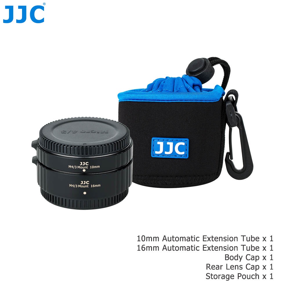 JJC M4/3 Bộ ống mở rộng Micro 4/3 cho Máy ảnh Olympus OM-D E-M10 E-M5 E-M1 Mark IV III II Lumix GX85 GX9 GX8 GX7 GH6 GH5 GH5S S5M2 S5II S5IIx S1 R  G10 G9 G8 G7 G6 G80 G85 G90 G95 G100 G110