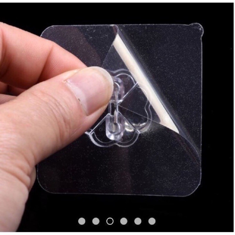 Móc dán trong suốt siêu dính tiện lợi