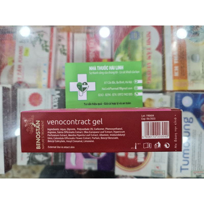 Venocontract Gel - Hỗ trợ điều trị các triệu chứng phổ biến do suy giãn tĩnh mạch