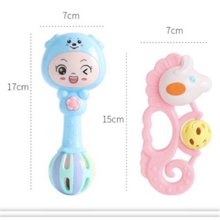 Xúc xắc lục lạc cho bé 7 món