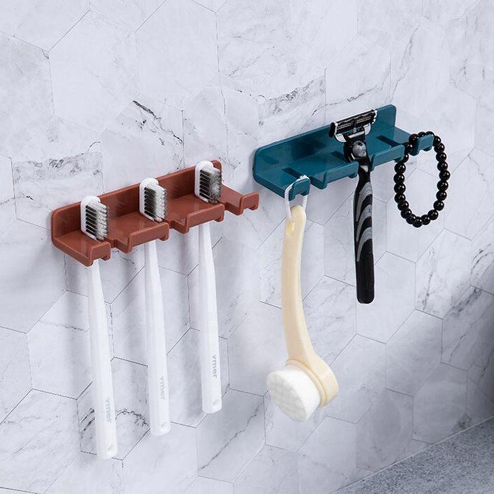 Giá Treo Bàn Chải Đánh Răng / Điện Thoại Gắn Tường Siêu Bền Tiện Dụng Cho Nhà Bếp