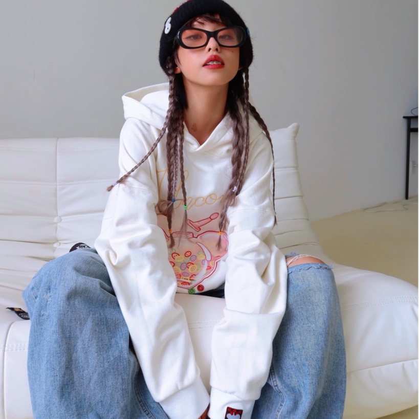 Áo Hoodie Uncover Buttons