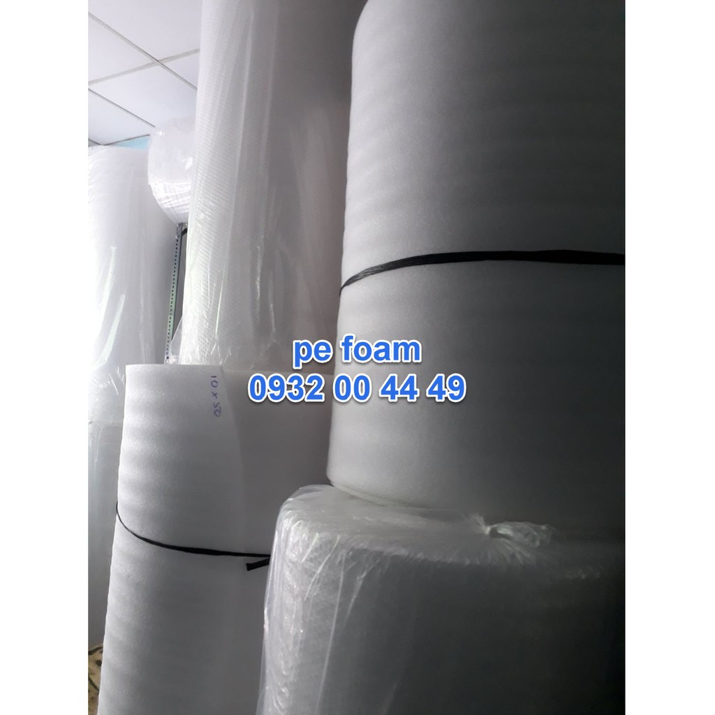 Xốp PE Foam Dày 5mm x105cmx1m Bọc Gói Hàng