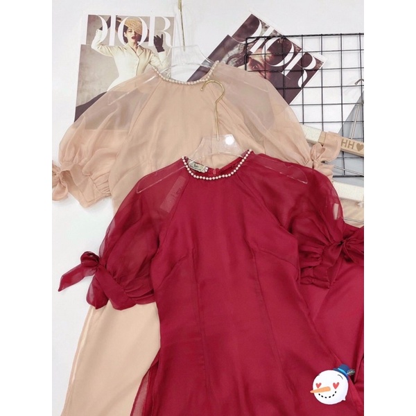 ÁO DÀI CÁCH TÂN TAY NƠ