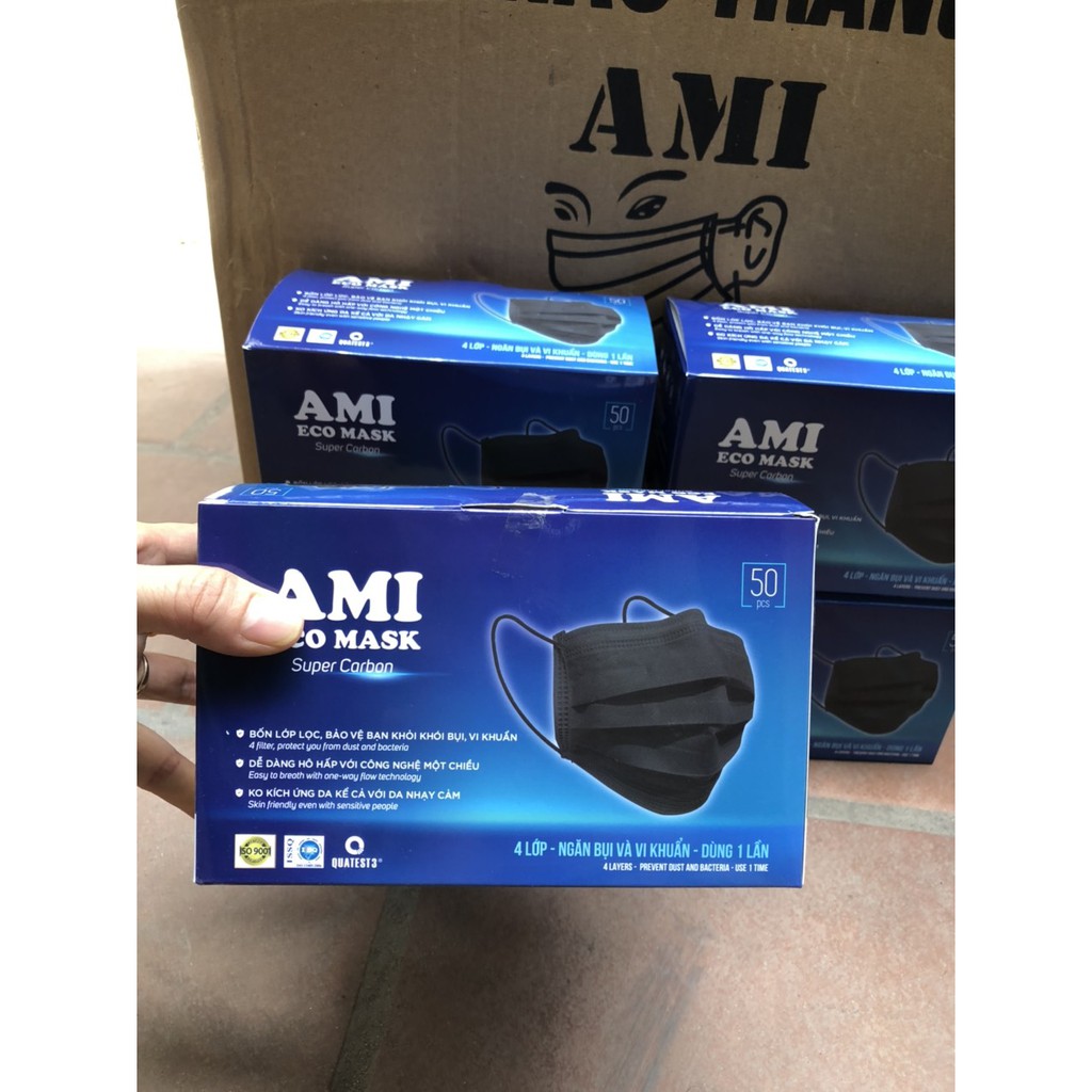 Combo 2Hộp Khẩu Trang Y Tế Màu Xanh 4 lớp (50 Chiếc 1 hộp)2xanh 4L [khẩu trang y tế]