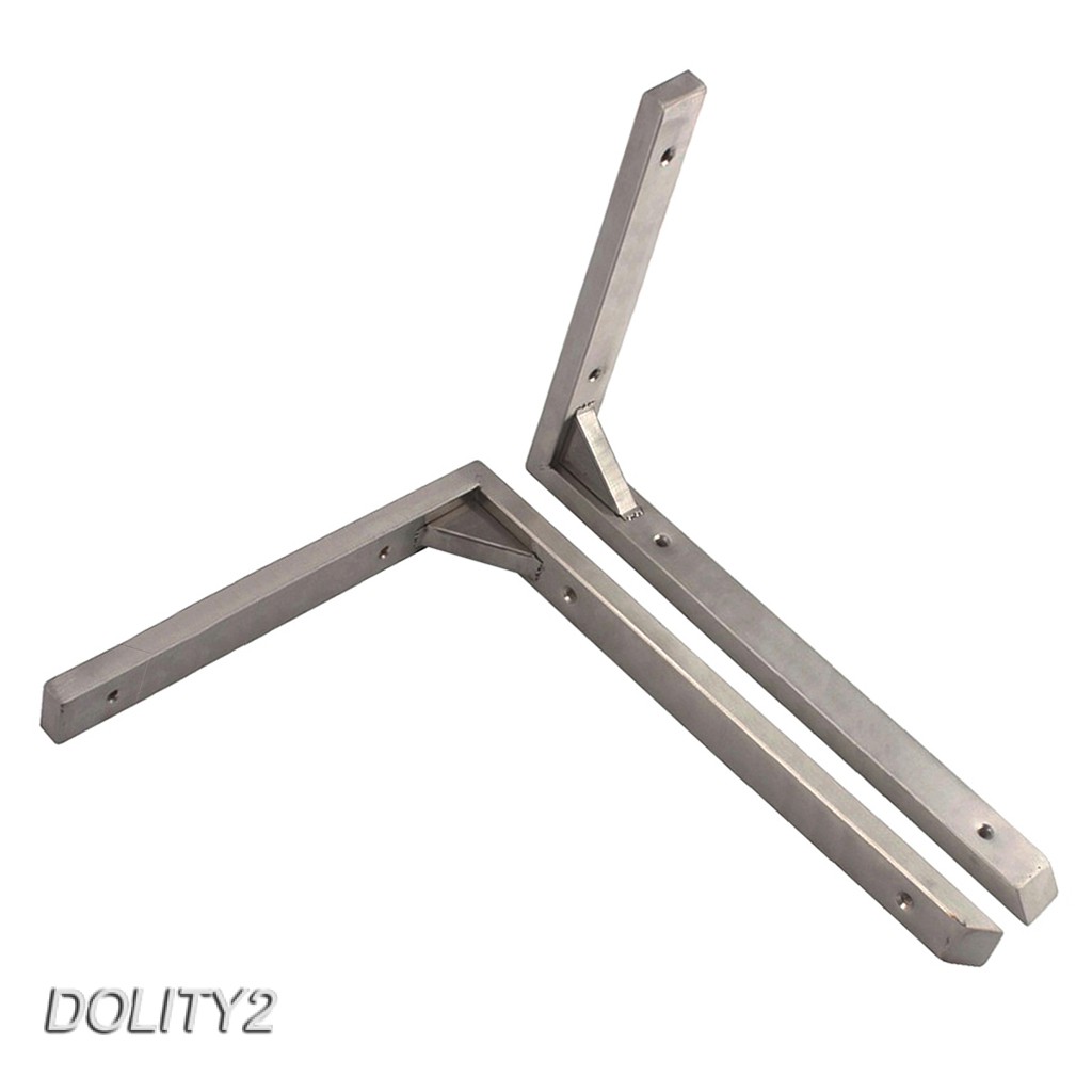 Bộ 2 Khung Tam Giác Treo Tường 6 Inch Bằng Thép Không Gỉ