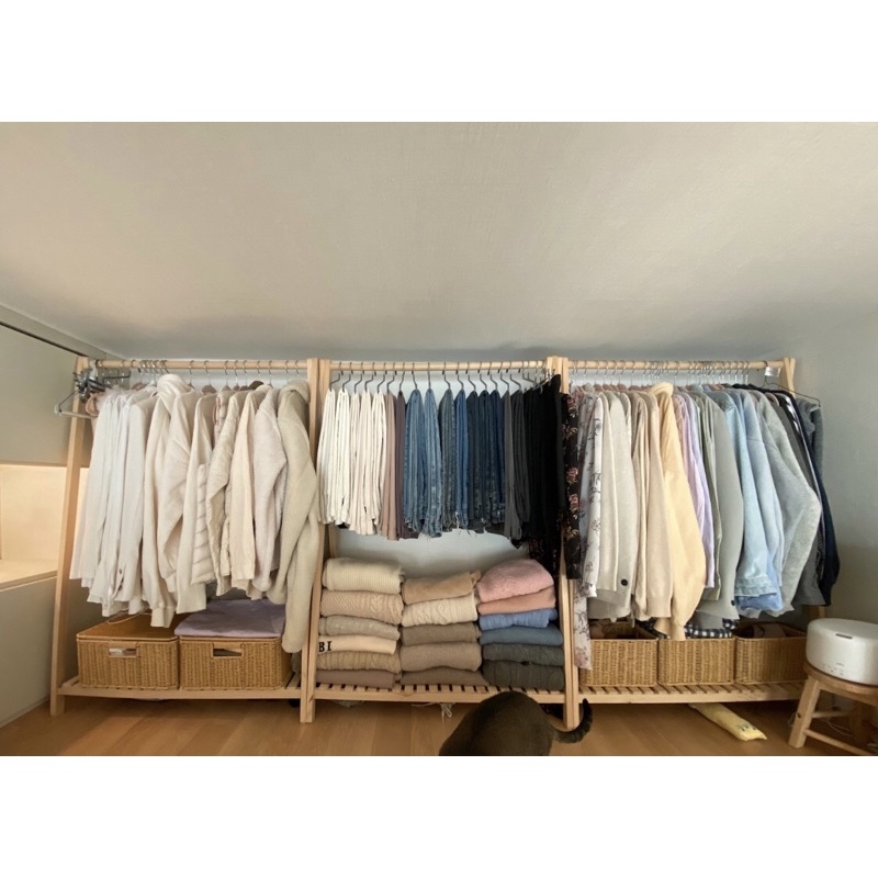 Kệ treo quần áo chữ A, giá treo đồ quần áo 2 tầng/ 1 tầng_HUFU INTERIOR