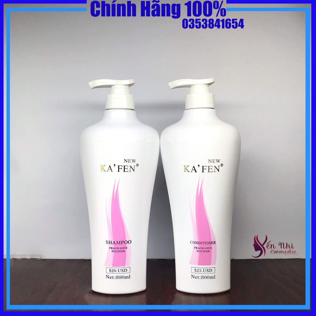 💞 BỘ ĐÔI GỘI XẢ siêu giữ ẩm chuyên sâu - Chống rụng Kafen