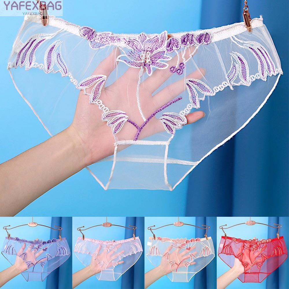Quần lót ren lưới trong suốt thoáng khí có size lớn