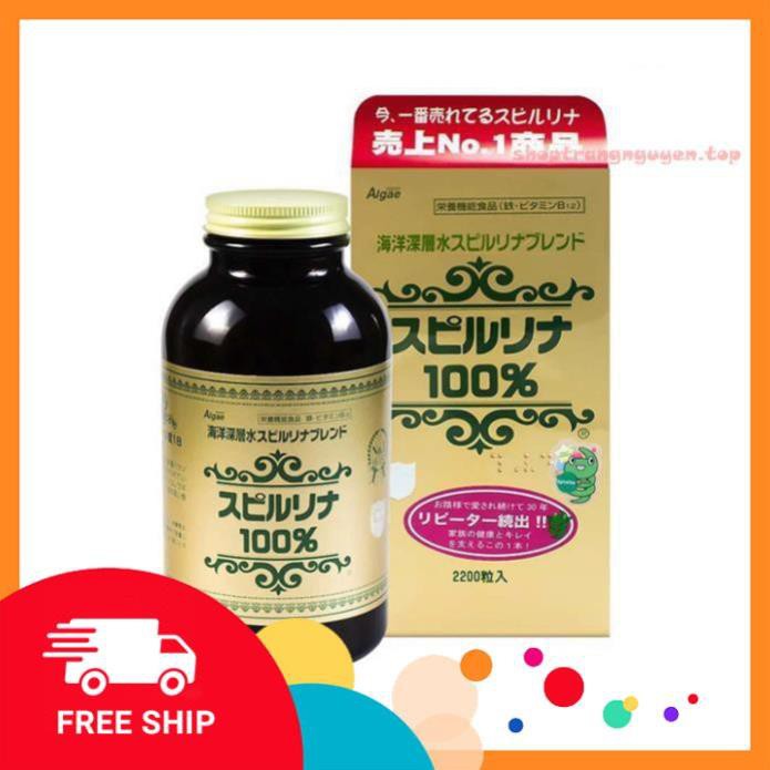 [CHÍNH HÃNG]- Tảo Xoắn Spirulina Nhật Bản 2200 Viên