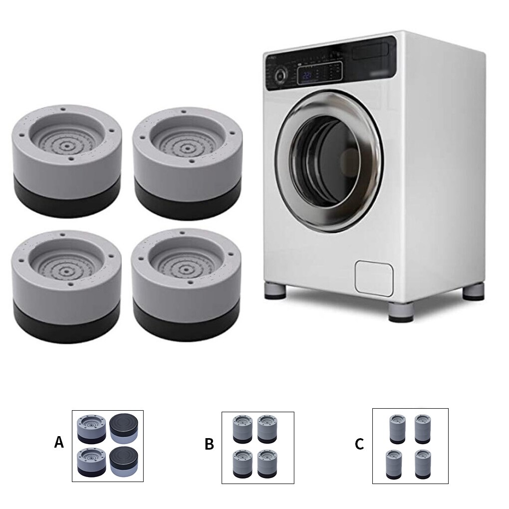 Miếng Lót Chân Bằng Cao Su Chống Sốc Tiện Dụng Cho Máy Giặt