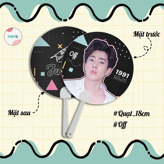 [Handmade] Quạt tròn OffGun 18cm