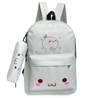 Bộ 2 món balo vải,balo canvas,balo nữ,baloteen,balo đi học,balo hot,balo xinh,balo đa năng,balo kute,Balo, Balo nu