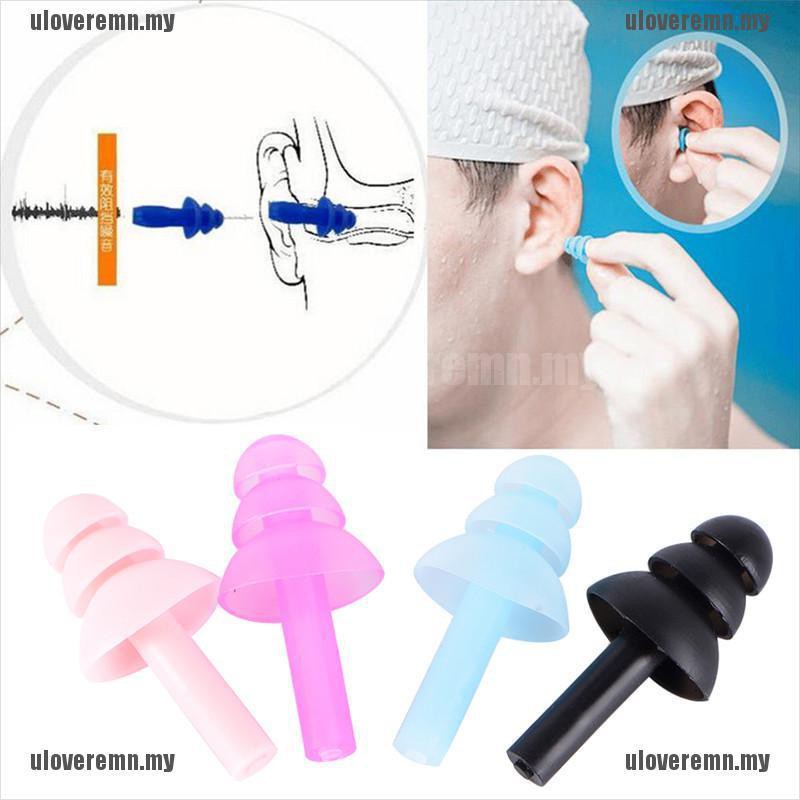 Set 4 Nút Silicone Bịt Tai Chống Ngáy Khi Ngủ