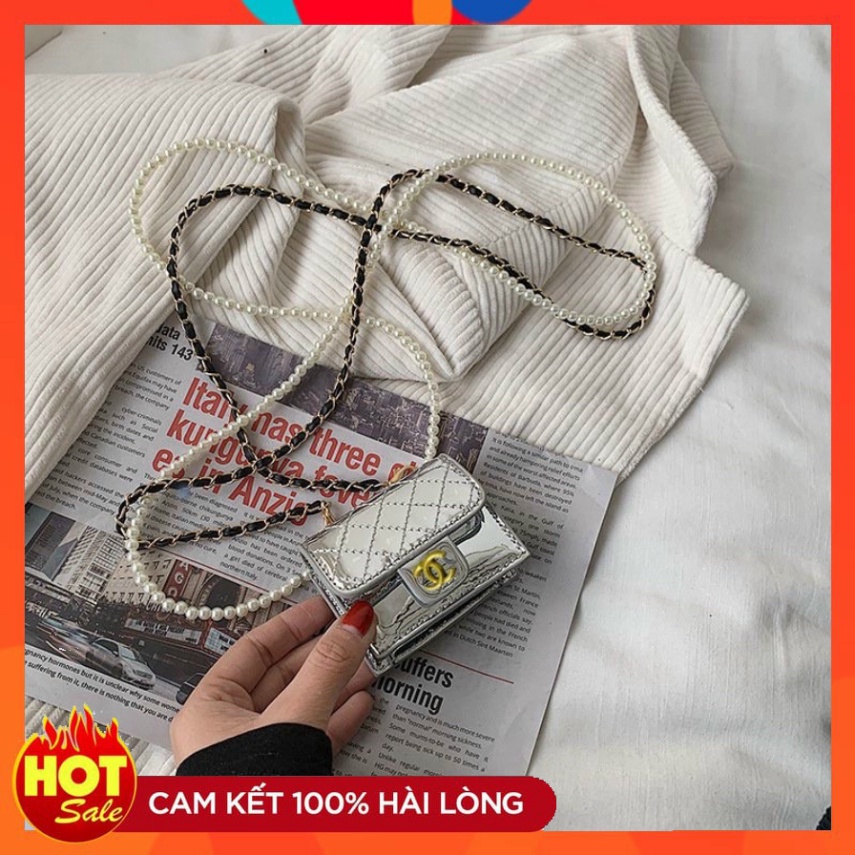 Túi đeo vai hottend TE30 Túi xách nữ đeo chéo đẹp cầm tay dự tiệc sang chảnh phối hoạ tiết kẻ caro phong cách thời trang