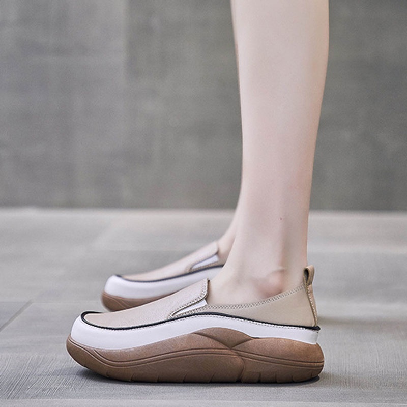 Giày lười IELGY thiết kế đơn giản thời trang thường ngày cho nữ