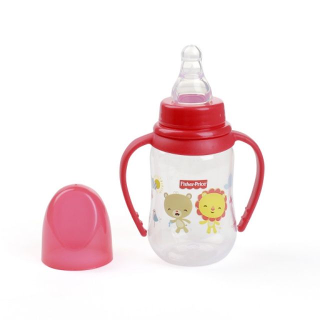 Bình Sữa 125ml Cho Bé Có Tay Cầm Núm Silicon Hàng Thái Lan Minakids 20868LT