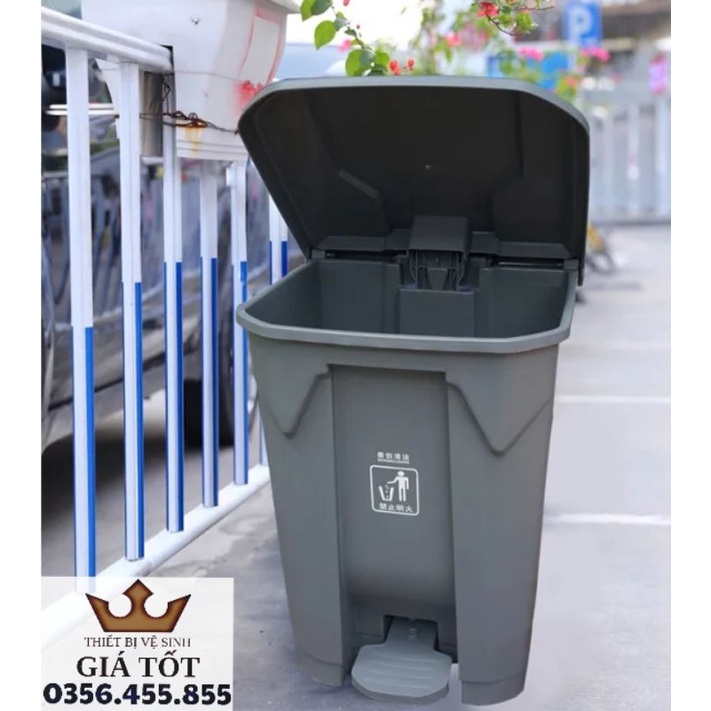 Thùng rác nhựa đạp chân Baiyun 45L cao cấp hàng chính hãng
