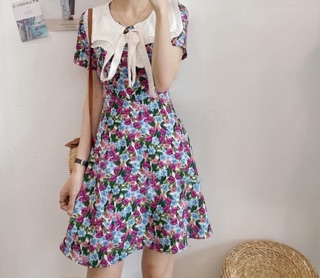 ĐẦM HOA TÍM - VÀNG - XANH CỔ BÈO