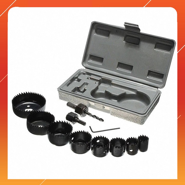 Bộ Khoét Lỗ Gỗ - Thạch Cao 11 Chi Tiết.