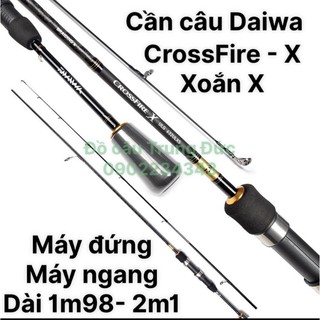 Cần câu cá máy đứng, máy ngang Daiwa CrossFire-X( Braiding - xoắn X)