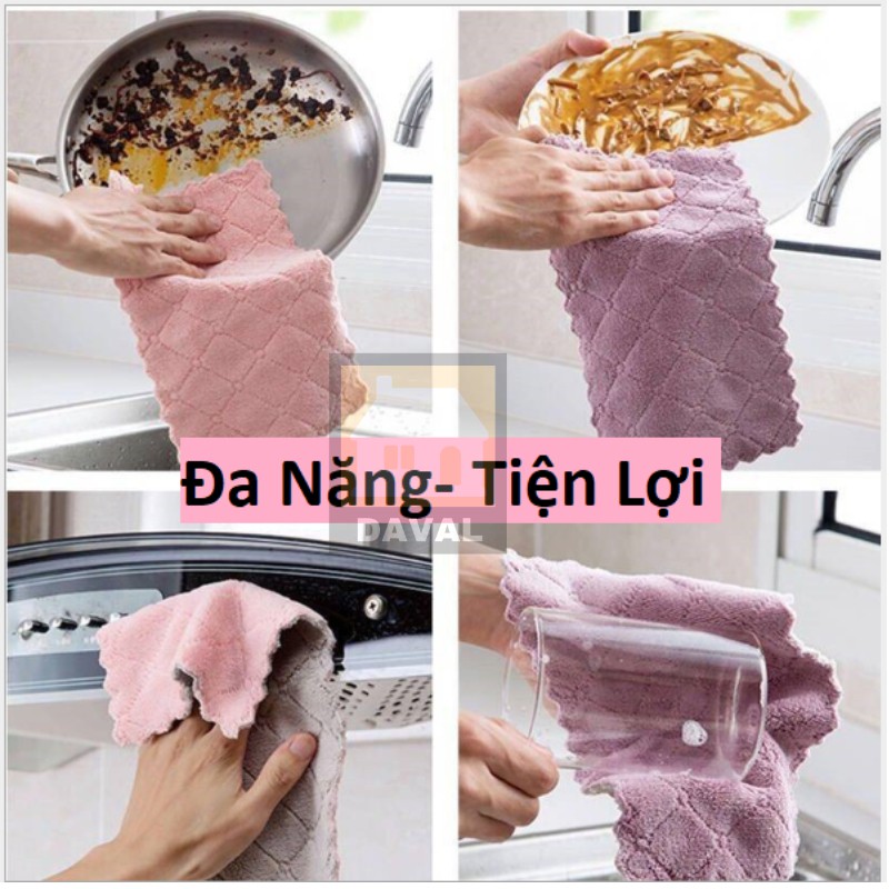 Khăn Lau Bếp -Siêu Thấm Nước lau bàn ghế ,lau bếp,lau kính,xe hơi oto K-001 SALE