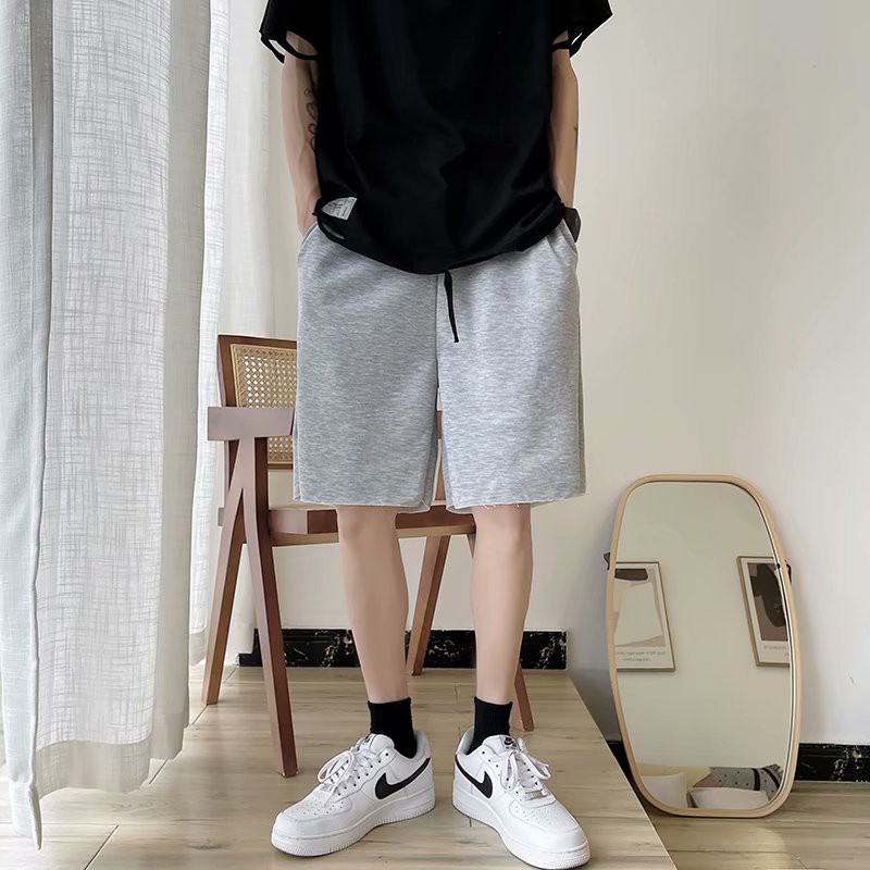 Quần Short Thể Thao Mùa Hè Dáng Rộng Phong Cách Hong Kong Mới Cho Nam Giới 2021 M-2Xl