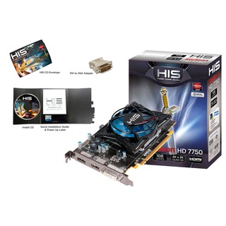 Card màn hình HIS 7750 iCooler 1GB GDDR5