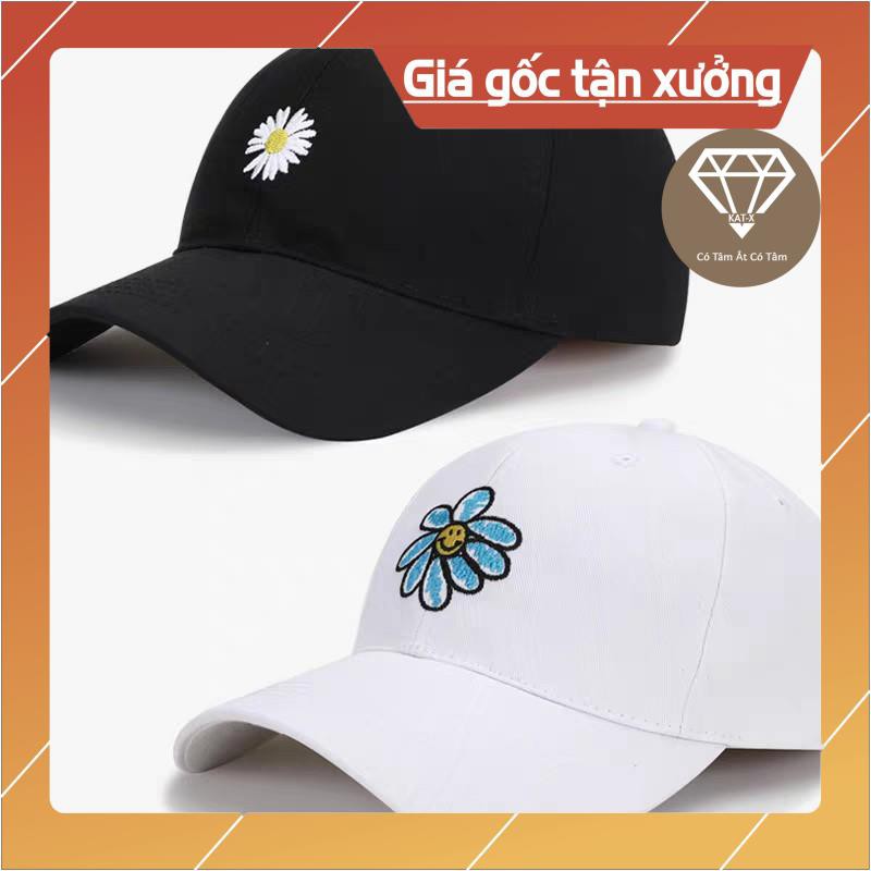 Nón Kết Nam Nữ GD Hoa Cúc Trắng Peaceminusone Hàn Quốc