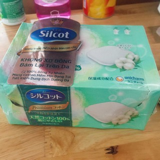 Silcot Bông Trang Điểm (bông tẩy trang) Nhật Bản Cao Cấp (Hộp 66 miếng).