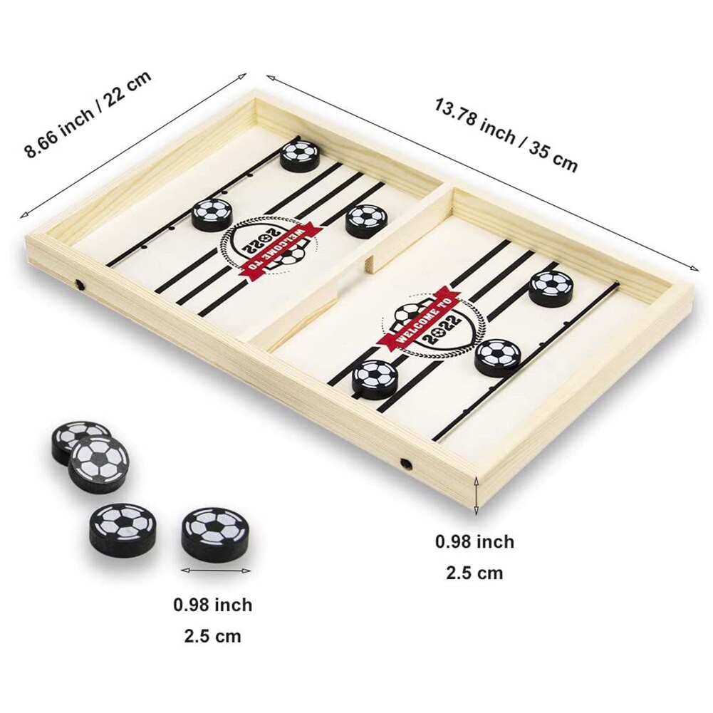 Bàn bắn bóng qua lỗ khúc khôn cầu Puck Slinging Game