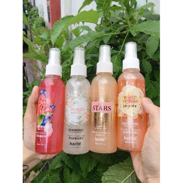 ( chính hãng) Xịt khóa trang điểm nhũ karite thái lan 150ml